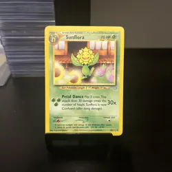 2000 Sunflora Uncommon Pokemon Neo Genesis 50/111 - Image 1