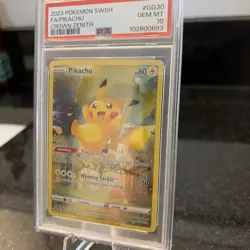 Pikachu Pokemon Sword And Shield Crown Zenith GG30 NM PSA 10 - Image 2