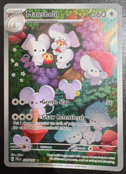 Pokemon TCG Maushold Illustration Rare SV02: Paldea Evolved 226/193 NM/LP - Image 1
