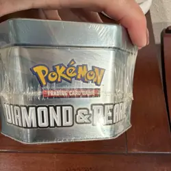 Pokemon Lucario Diamond & Pearl Collector's Tin Window Design Blue Silver 2009 - Image 2