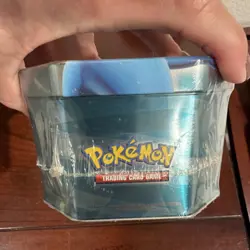 Pokemon Lucario Diamond & Pearl Collector's Tin Window Design Blue Silver 2009 - Image 3