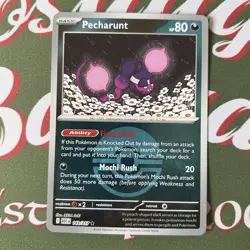 Pecharunt 143/217 Reverse Holo Pokeball Ascended Heros Pokemon tcg Pack Fresh - Image 1