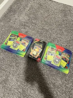 Pokemon 2-Pack Blister Pack Lot of 12 + 5 Perfect Order Coin Pack With Every Art - Image 5