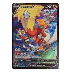 Blaziken V TG14/TG30 Trainer Gallery Rapid Strike Holo Pokemon Card NM - Image 1