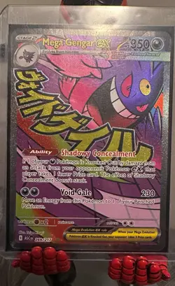 Mega Gengar EX Pokemon TCG Card 350 HP 230 ATK ASC Set 269/217 Holo Stage 2 - Image 1