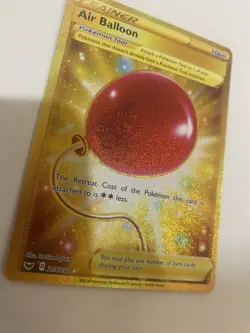 Air Balloon 213/202 Gold Secret Rare Sword & Shield Base Pokemon TCG Mint - Image 4