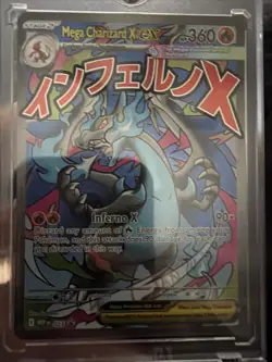 Mega Charizard X ex 023 - Holofoil ME - Mega Evolution Promos MINT Pokemon TGC - Image 1