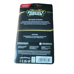 Pokemon TCG Mega Evolution Perfect Order Meganium Blister Booster Pack - Image 2