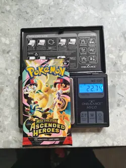 HEAVY! 22.75g Pokemon TCG Ascended Heroes Booster Pack (SEALED) god packU - Image 1