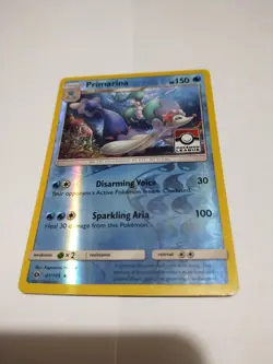 Primarina - 41/149 - Reverse Holo - League Promo English Pokemon Pokemon Pro - Image 1