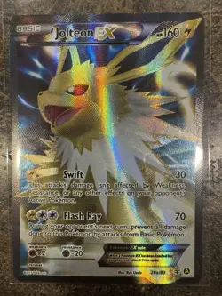 Jolteon EX 028A/083 Alternate Art Holo Pokemon TCG - Image 1