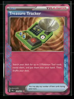 Treasure Tracker 131/131 ACE SPEC Rare Prismatic Evolutions Pokemon Holo NM - Image 1