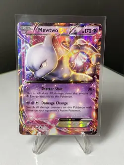 Mewtwo EX - XY107 - Pokemon XY Promo Ultra Rare Card NM - Image 1