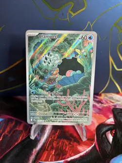 Pokemon TCG Destined Rivals Clamperl Illustration Rare IR #195/182 - Image 1