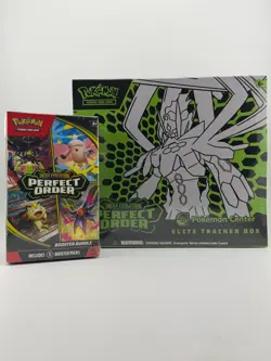 Pokemon TCG Perfect Order Pokemon Center ETB & Booster Bundle- Factory Sealed - Image 1