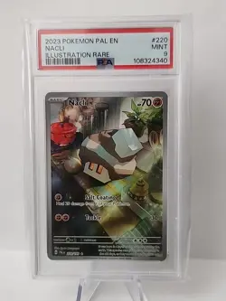 2023 Pokemon Nacli #220 Illustration Rare PSA 9 Mint Scarlet & Violet PAL - Image 1