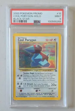 Pokemon Cool Porygon Black Star Promo Holo #15 PSA 9 Wizards of the Coast - Image 1