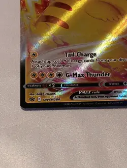 Pokemon TCG Pikachu VMAX SWSH Black Star Promos SWSH286 Holo Promo Collectible - Image 2