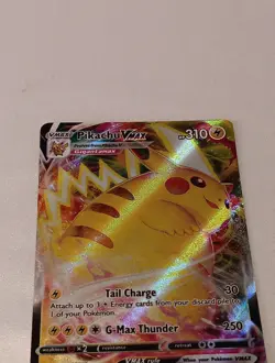 Pokemon TCG Pikachu VMAX SWSH Black Star Promos SWSH286 Holo Promo Collectible - Image 3