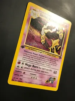 16/132 SABRINA'S ALAKAZAM 1ST EDITION 2000 POKEMON GYM CHALLENGE HOLO - LP - Image 2