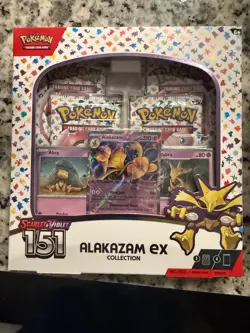 Pokemon TCG: Scarlet & Violet-151 Alakazam EX Collection Booster Box Sealed 820650855269 - Image 1