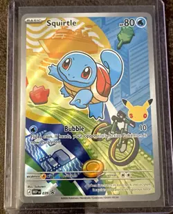 2026 Pokemon TCG First Partner Squirtle Illustration Kanto Promo #39 - Image 1