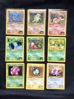 Pokemon Cards: 1st Edition Gym Heroes 43 Card Non-Holo Lot - Image 3