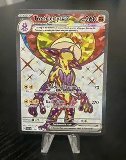 Toxtricity ex 227/182 Paradox Rift Full Art Ultra Rare Holo NM Pokemon TCG - Image 1