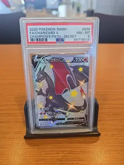 Pokemon TCG Charizard v Champions Path 79/73 Secret Rare - Image 1