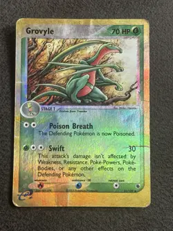Pokemon TCG Grovyle 31/109 Ruby & Sapphire Uncommon Reverse Holo 70 HP E Reader - Image 1