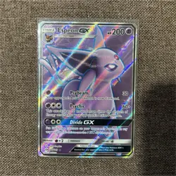 Espeon GX Ultra Rare Full Art Holo SM Base Set 140/149 HP 200 Pokemon - Image 1
