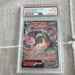 Pokemon Houndoom V Ultra Rare Holo 021/189 Darkness Ablaze PSA 10 - Image 1