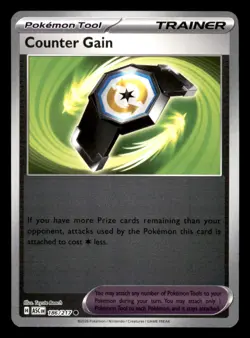 Counter Gain 186/217 ASC ME: Ascended Heroes Pokemon Near Mint Reverse Holo - Image 1