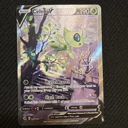 Pokemon TCG Celebi v 245/264 Fusion Strike Alternate Art Rare Holo Clean NM!! - Image 1
