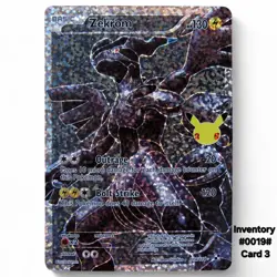 Zekrom 114/114 Pokemon 25th Anniversary Celebrations Rare Full Art Holo³ NM-MINT - Image 1