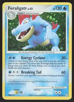 Feraligatr 8/123 Holo Rare Pokemon TCG Mysterious Treasures MP - Image 1