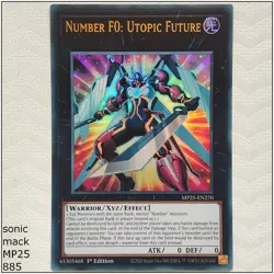 Number F0: Utopic Future - MP25-EN270 - Ultra Rare 1st Edition Yugioh - Image 1