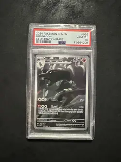 Pokemon TCG Houndoom Shrouded Fable Holo Card 066/064 Illustration Rare - Image 1