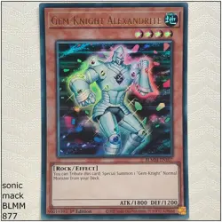Gem-Knight Alexandrite - BLMM-EN107 - Ultra Rare 1st Edition Yugioh - Image 1