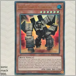 Golem that Guards the Millennium Treasures - MP25-EN208 - Ultra Rare 1st Yugioh - Image 1