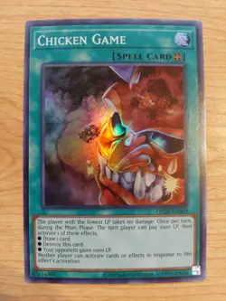 Chicken Game - OP26-EN010 - Near Mint NM - Super Rare - Unlimited - Image 1