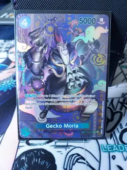 Bandai Gecko Moria ST03-004 SP Special Holo Character Card One Piece CCG - Image 1