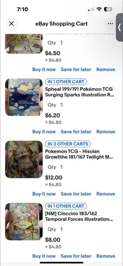7 Pokemon Card Bundle Reserved - Image 2