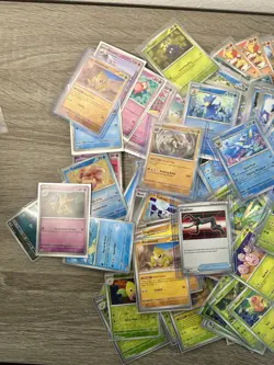Pokemon 151 Lot 400+ Cards Commons Uncommons Bulk Sleeved NM/Mint TCG - Image 2