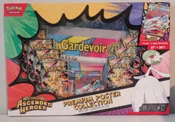 2026 Pokemon Ascended Heroes Mega Gardevoir Ex Premium Poster Collection New! - Image 1