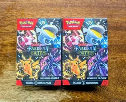 Pokemon TCG Scarlet & Violet Paldean Fates Booster Bundle Lot of 2 Sealed - Image 1