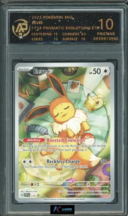Pokemon RPA 10 Eevee #173 Promo ETB Prismatic Evolutions 2025 English - Image 1