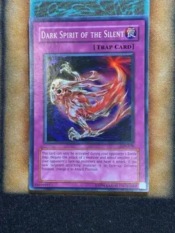 Yugioh Dark Spirit Of The Silent LON-079 Super Rare TAEV Print NM - Image 1