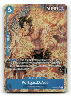 Portgas.D.Ace (Parallel) OP08-052 - Two Legends - One Piece Card NM/M - Image 1