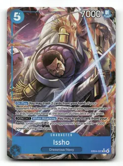 Issho (Alternate Art) EB04-022 - The Azure Sea's Seven - One Piece Card NM/M - Image 1